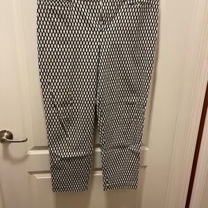 Black and White Patterned Pants